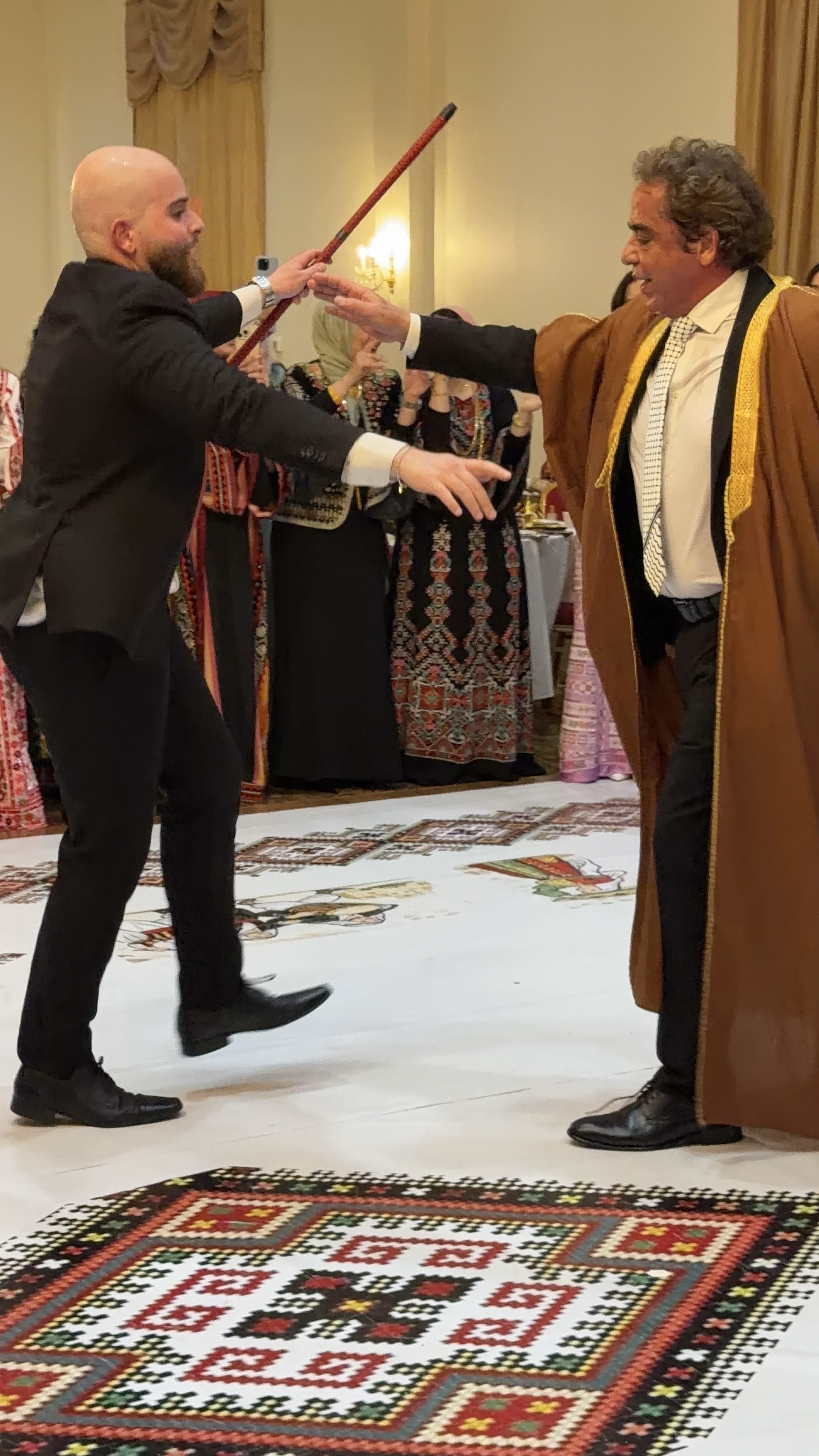 Palestinian dabke and traditional celebration